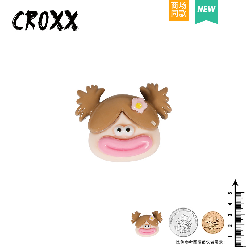 CROXX 洞洞鞋配饰卡通搞怪大嘴鞋花cross装饰扣智必星diy鞋扣配件 - 图0