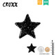 Croxx hole shoe accessories star y2k cool shoe flower flower pentagram decoration buckle Crocs card Luochi decoration buckle