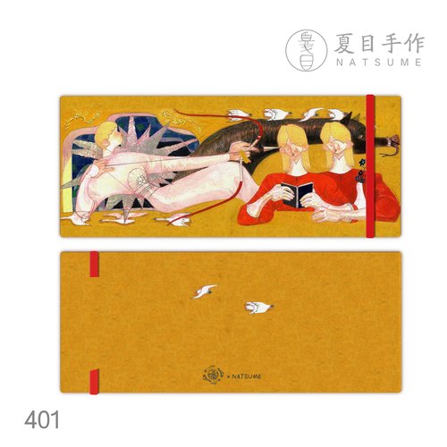 401/402/403「NATSUME x 双枪老太婆」9.5x24cm手工水彩本300g - 图0