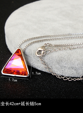 三角夏季时尚个性短款潮人项链