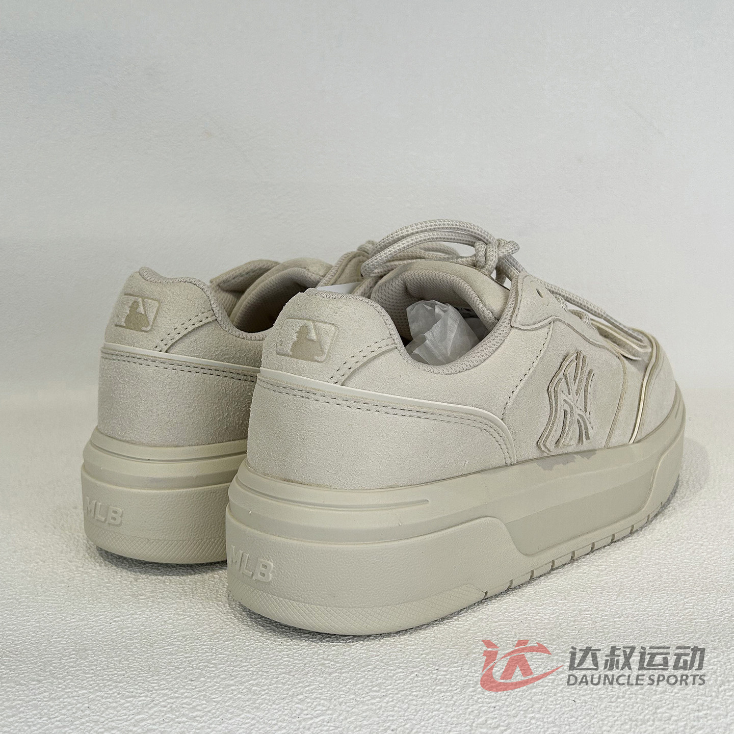 25新款MLB情侣学长鞋男女NY复古厚底增高低帮运动休闲鞋3ASXP015N,淘宝优惠券,粉丝福利购,淘宝优惠卷