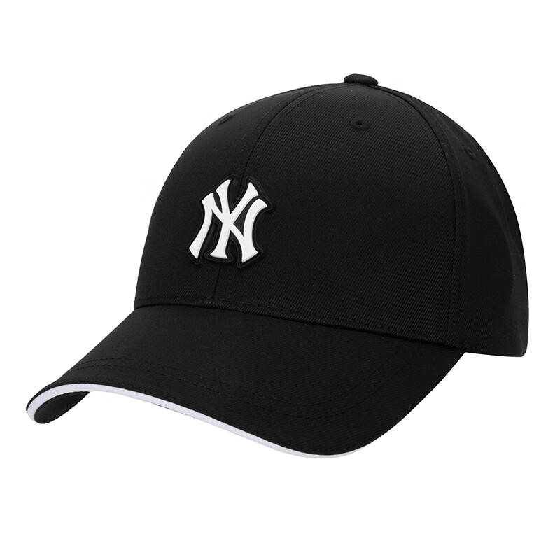 24新款MLB情侣棒球帽男女NY刺绣户外遮阳运动帽鸭舌帽3ACPA013N-图0