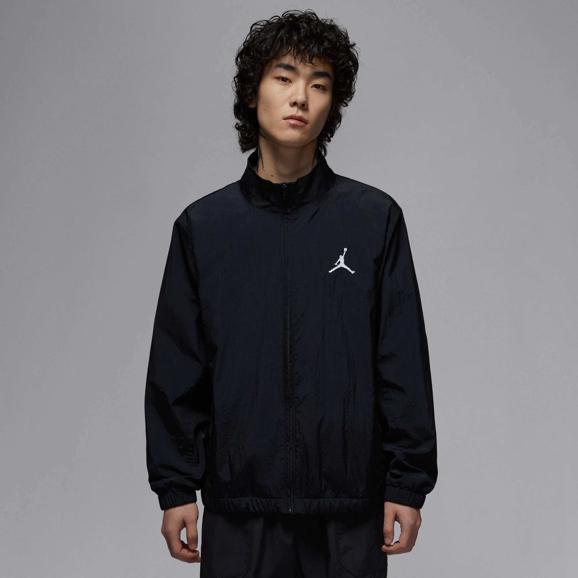 Jordan25新款Nike耐克男子外套AJ梭织立领防风休闲运动夹克IH0832 - 图1