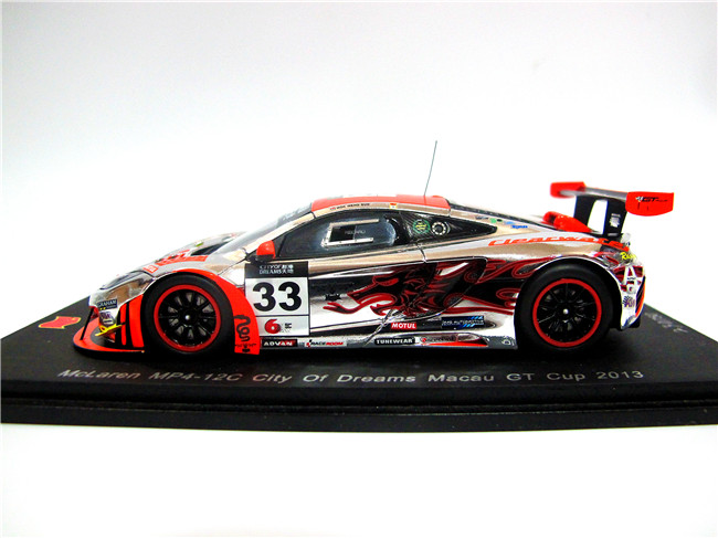 SPARK 1/43迈凯伦麦克拉伦McLaren MP4-12C Macau GT汽车模型成品-图2