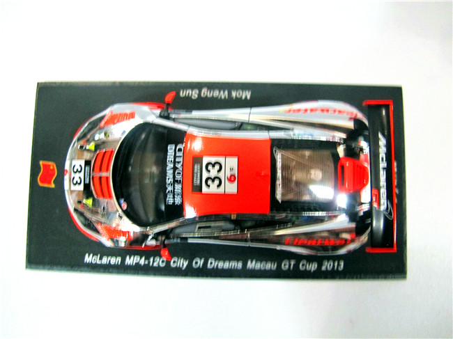 SPARK 1/43迈凯伦麦克拉伦McLaren MP4-12C Macau GT汽车模型成品-图3