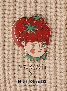 限量合作款原创设计合金女款胸针