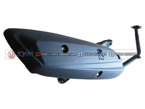 SYM 厦杏 三阳 化油器版 旗舰 豪华高手GR125 排气管 消声器 - 图1