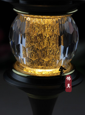 台湾纯铜长明中式佛堂莲花