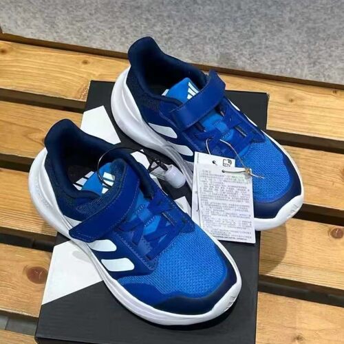 Adidas/阿迪达斯正品运动小童轻便防滑魔术贴跑步鞋IE5989 - 图2