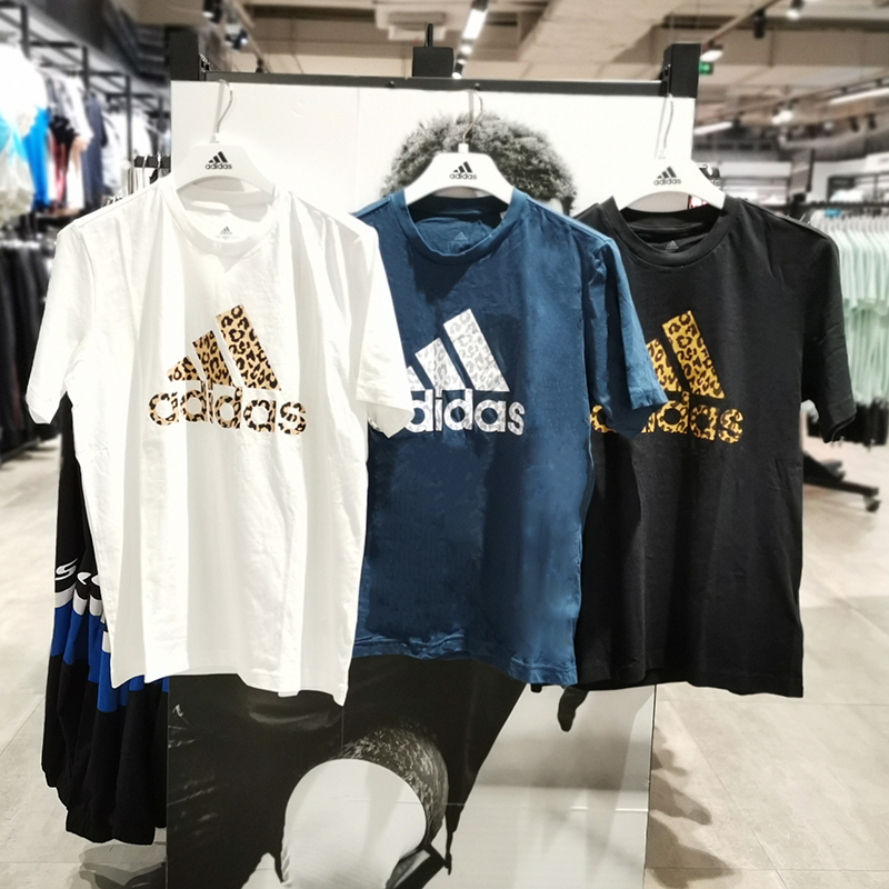 阿迪达斯T恤男Adidas短袖男运动体恤休闲圆领透气酷动城正品半袖-图2