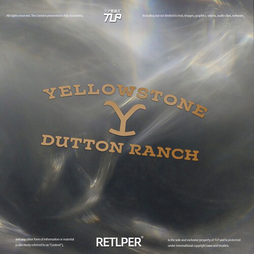 TLP镂空车贴 美剧经典黄石Yellowstone达顿家族标志西部牛仔贴纸 - 图3
