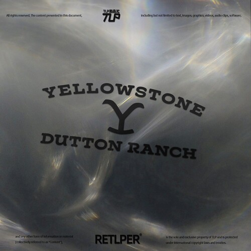 TLP镂空车贴 美剧经典黄石Yellowstone达顿家族标志西部牛仔贴纸 - 图1