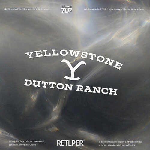 TLP镂空车贴 美剧经典黄石Yellowstone达顿家族标志西部牛仔贴纸 - 图2