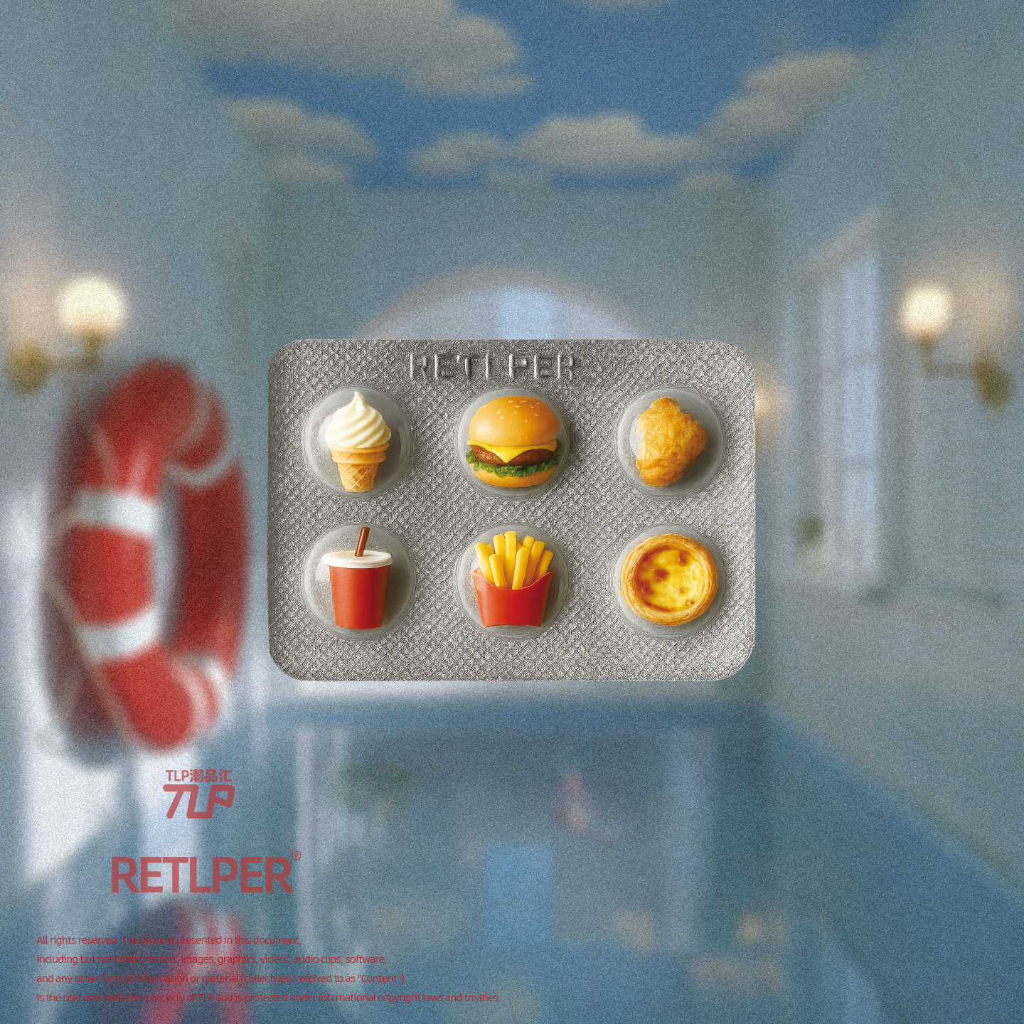 RETLPER反光车贴 原创 简单快乐的小配方 立体感汽摩防水平面贴纸 - 图1