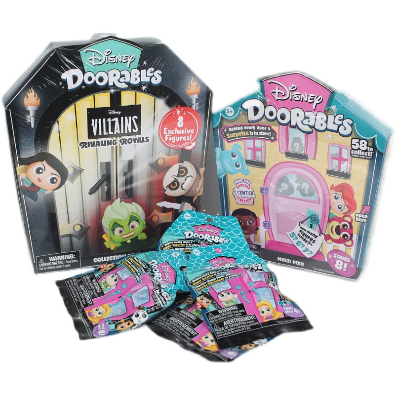 迪士尼doorables开门惊喜趣味盲盒叠叠童话屋卡通公仔人偶摆件