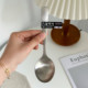 Foreign trade original 304 stainless steel matte deepening meal spoon drink soup spoon long handle food grade household use