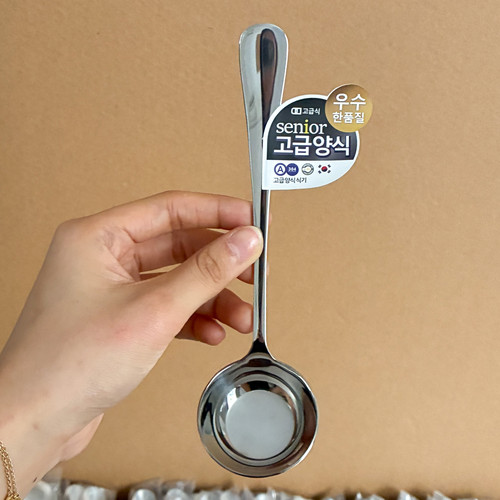 外贸原单316不锈钢平底螺蛳粉勺子吃饭喝汤拌饭勺子家用精致ins风 - 图0