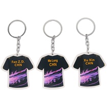 Maroon Fan Zhendong Xu Xin Liu Shiwen Sun Yingxu Peripheral Table Tennis National Team Clothes Jersey Acrylic Key Buckle