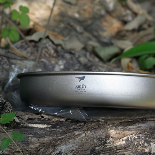 Кейт Кайсон чистый титановый на открытом воздухе блюдо блюдо для приготовления рыбы тарелка пластина домашняя рыба тарелка диска пароход Ti8702