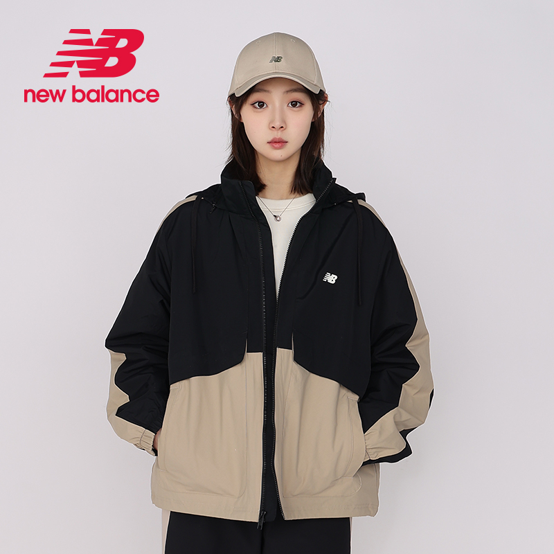 New Balance NB外套女春秋款防风工装运动男士夹克外套 AMJ41340-图0