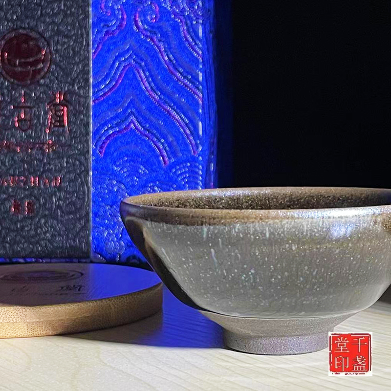 建阳水吉传古堂龙窑暨子文全手工柴烧平口建盏束口无足钵主人杯_虎窝淘