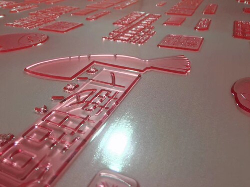 3.94mm柔印版激光版纸箱版编织袋印刷柔性版制版固体树脂版杜邦版 - 图0