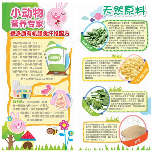 包邮 Alice提摩西草膨化成兔粮兔子粮食兔饲料 膳食纤维配方4kg - 图1