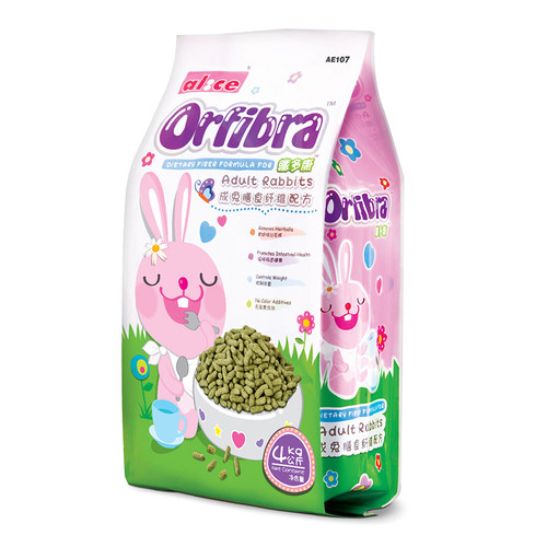 包邮 Alice提摩西草膨化成兔粮兔子粮食兔饲料 膳食纤维配方4kg - 图3