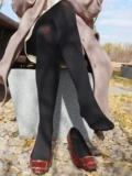 В конце года, 60 % скидки на австрийские роскошные носки Wolford Individation 100 18975