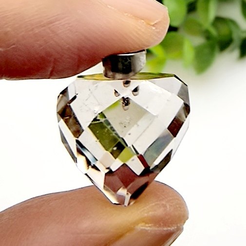 天然茶水晶刻面圆椎体吊坠挂坠男女清热降火明目消暑一物一图A36,淘宝优惠券,粉丝福利购,淘宝优惠卷