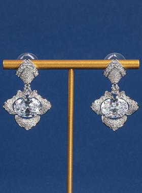 星河璀璨奢华锆石项链套装