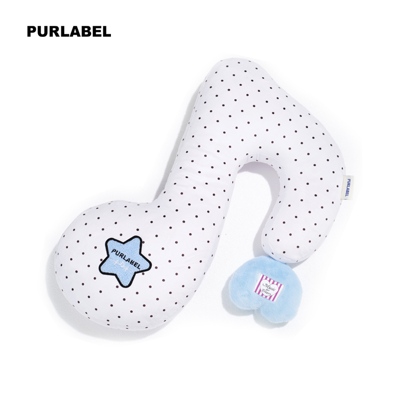 PURLABEL原创设计音符抱枕护颈糖果色午睡靠枕 沙发萌宠情侣靠枕 - 图3