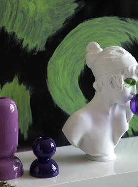 绿野紫梦艺术人物雕像