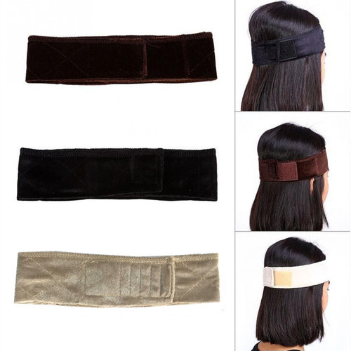 新品上架亚马逊热卖天鹅绒假发发带现货供应 lace girp hair band - 图0