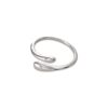 All-over S925 sterling silver niche design women's ring