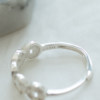 All-over S999 solid silver sterling silver coin ring
