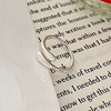 All-over S925 sterling silver niche design women's ring