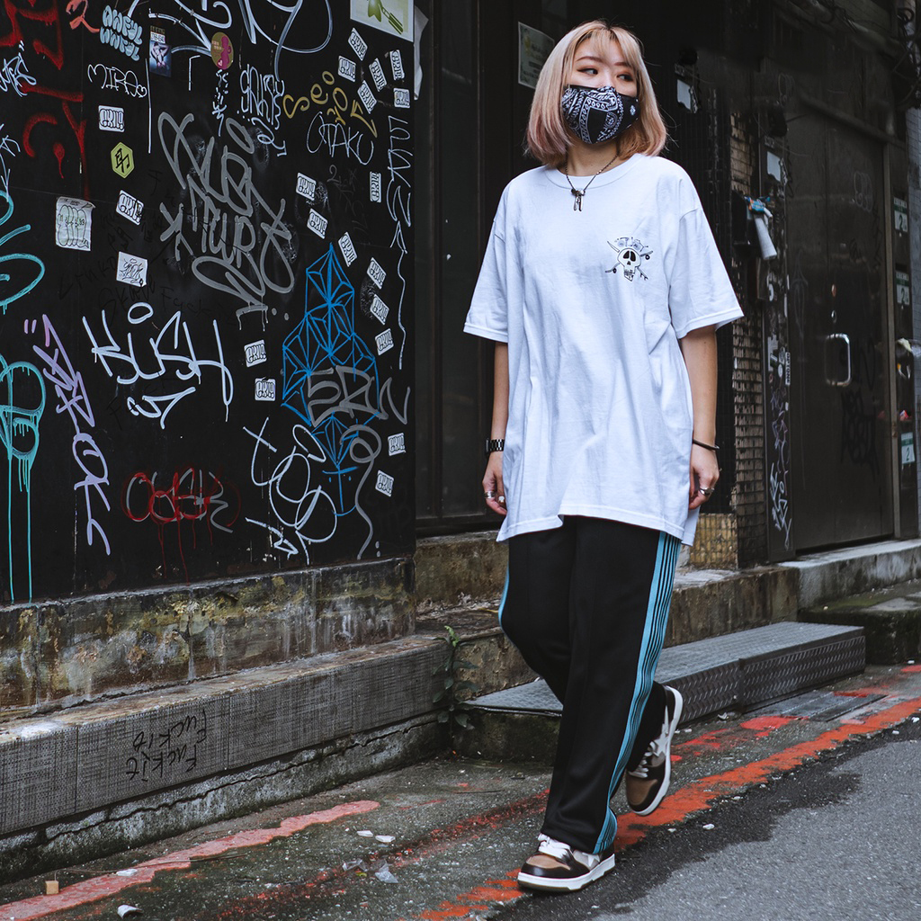 潮物Woo Stussy Surf Skate Skull Tee斯图西骷髅滑板印花短袖T恤 - 图1