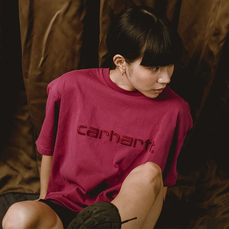 Carhartt Wip Duster Tee 24SS 刺绣Logo美式重磅纯棉宽松短袖T恤 - 图2