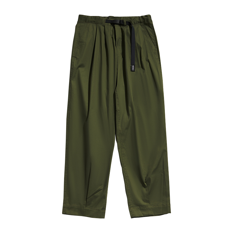 潮物Woo Wild Things Light 2 Tuck Pants 刺绣logo休闲直筒长裤 - 图3