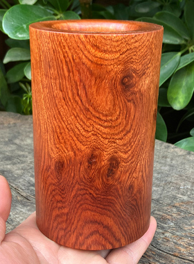 实木雕缅甸红木虎皮纹水波纹精品