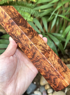 赞比亚小叶紫檀 精美天作之画漂亮纹理摆件 茶托底座红木工艺品