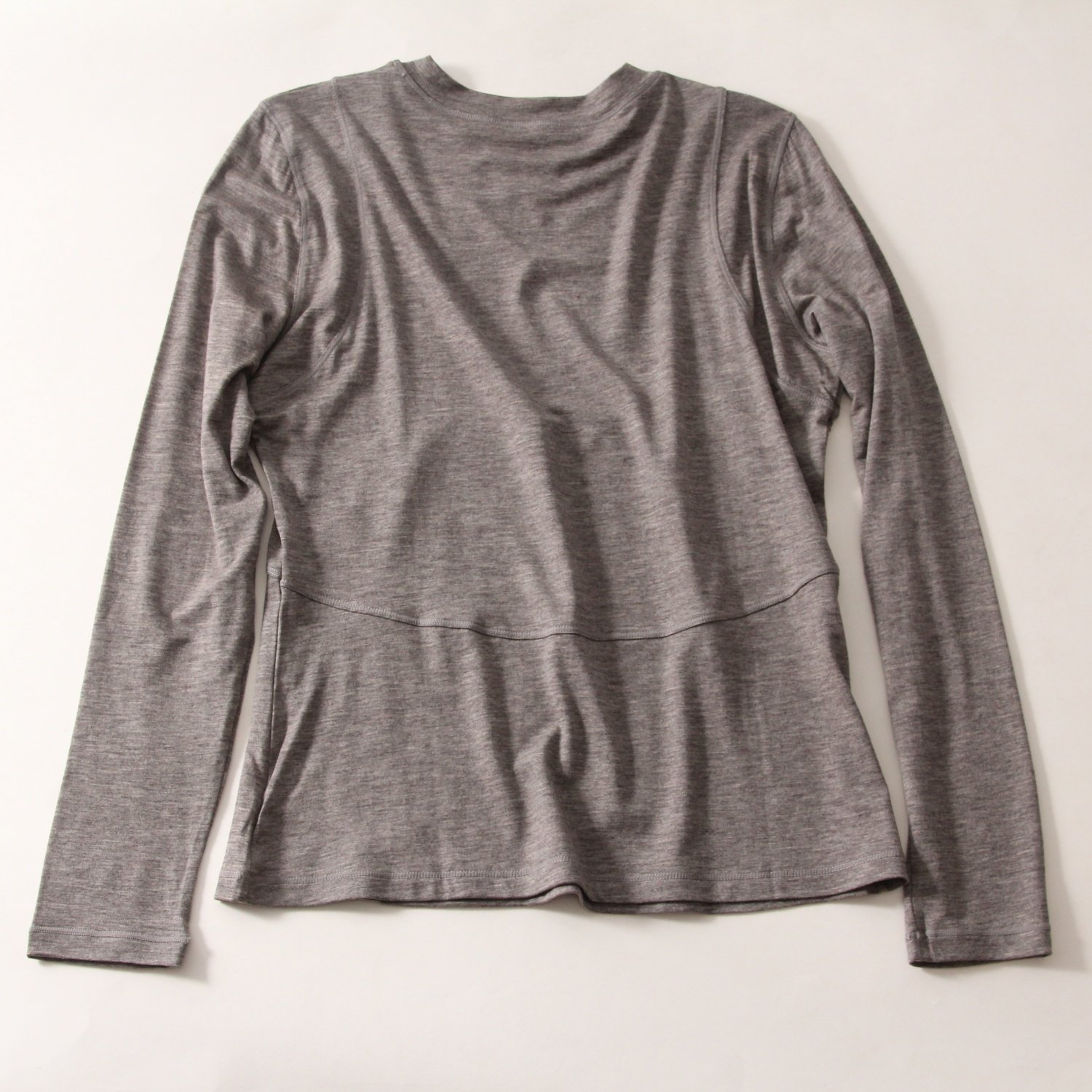 天丝美利奴羊毛运动长袖女宽松透气速干T恤圆领弹力瑜伽服上衣,淘宝优惠券,粉丝福利购,淘宝优惠卷