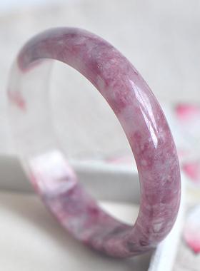 天然梅花碧玺水晶一物一图手环