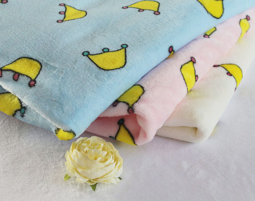 法兰绒法莱绒面料 毛毯睡衣服装布料 超柔毛绒布料 宝宝diy布料 - 图2