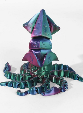 3D打印乌贼大章鱼海盗章鱼