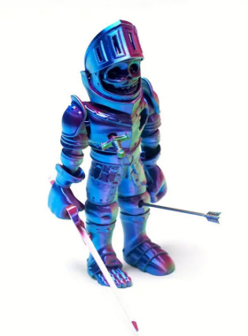 3D打印骷髅战士僵尸战士关节自由移动摆件手办模型