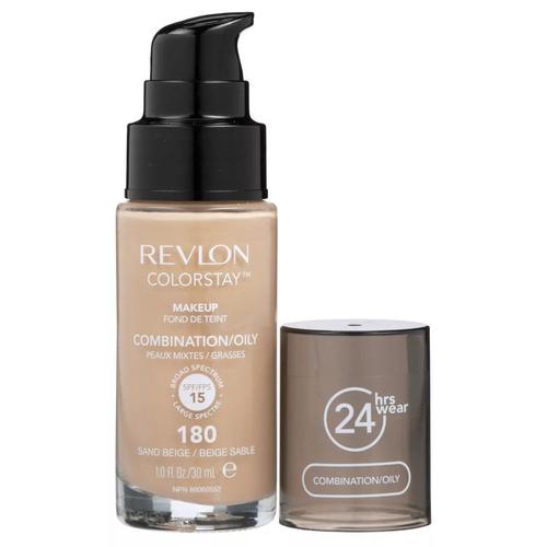 美国Revlon露华浓24小时粉底液不脱色保湿遮瑕控油持久不脱妆