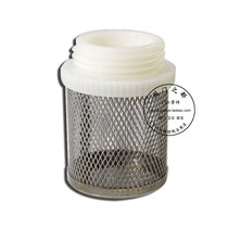 Stainless steel filter bottom valve filter mesh check valve strainer round cylindrical tap water liquid filter