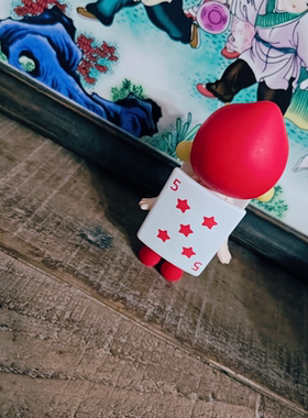 泡泡玛特扑克牌手办孤品！不退换